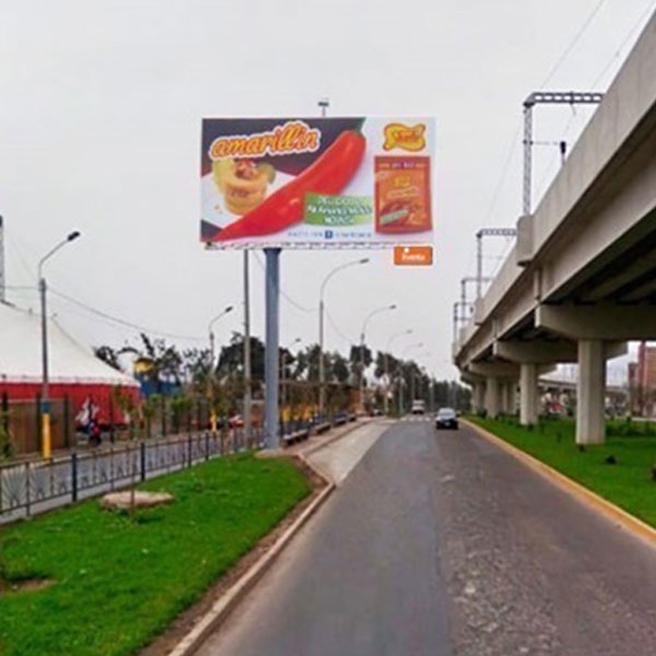 Panel Publicitario Minipolar en San Juan de Lurigancho SJL 003-B. Ubicación: Av. Próceres de la Independencia cdra. 15. Tránsito: Hacia Hacia Av. Evitamiento. Impactos: 8,022207