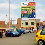Panel Publicitario Techero en Chiclayo CHI 007-U. Ubicación: Avenida Nicolás de Piérola con la Avenida Agricultura. Impactos: 3,672,157